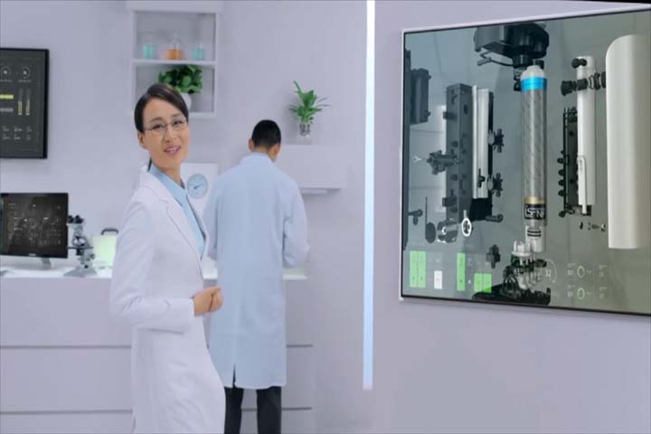 碧水源净水器电梯媒体广告片